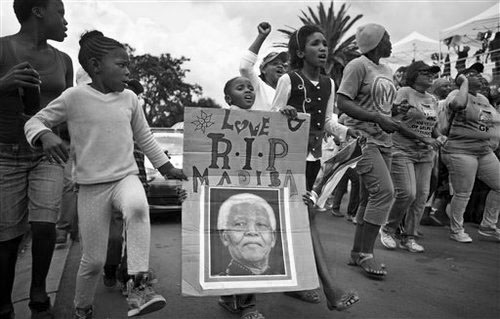 APTOPIX South Africa Mandela Mourning
