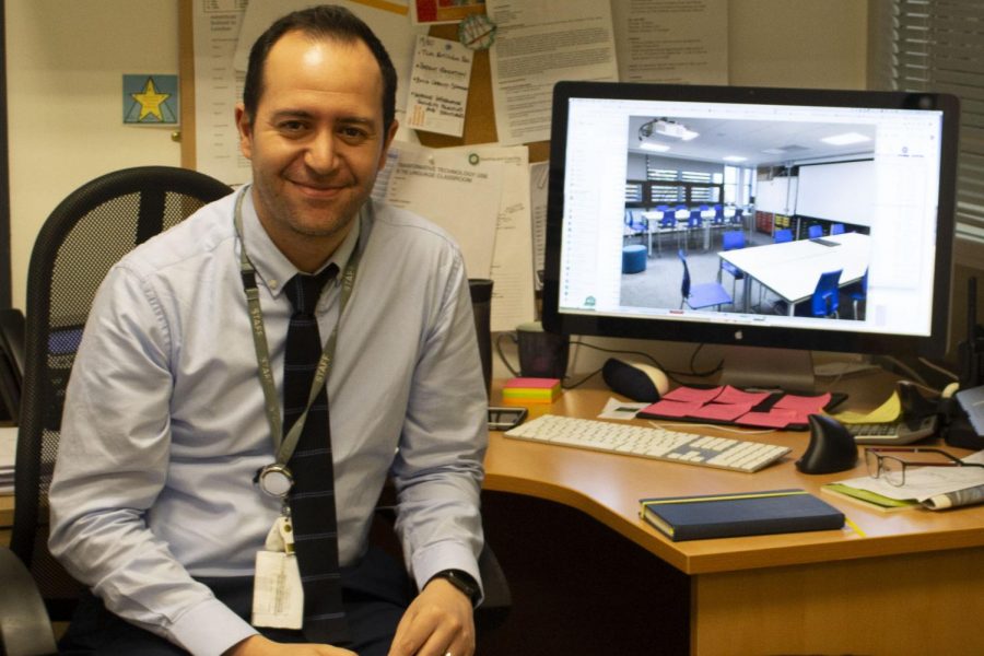 Director of Technology Nadjib Aktouf had a role in overseeing the development of technology at the school. Most recently, the change from PowerSchool Learning to Schoology was a major transition for the school that he helped organize. 