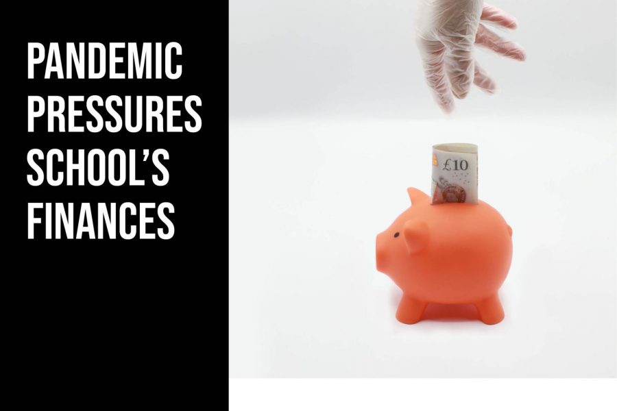 Throughout the pandemic, the administration has overseen the school’s financial standing, cutting expenses without compromising the students’ experience. Photo illustration by Eileen Meidar.
