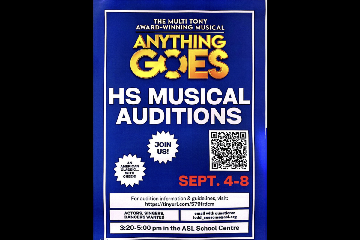 The+High+School+Performing+Arts+department+selected+%E2%80%9CAnything+Goes%E2%80%9D+as+the+fall+musical+Sept.+4.+The+announcement+this+year+was+two+weeks+delayed+as+the+Performing+Arts+teachers+needed+more+time+to+secure+the+copyright.