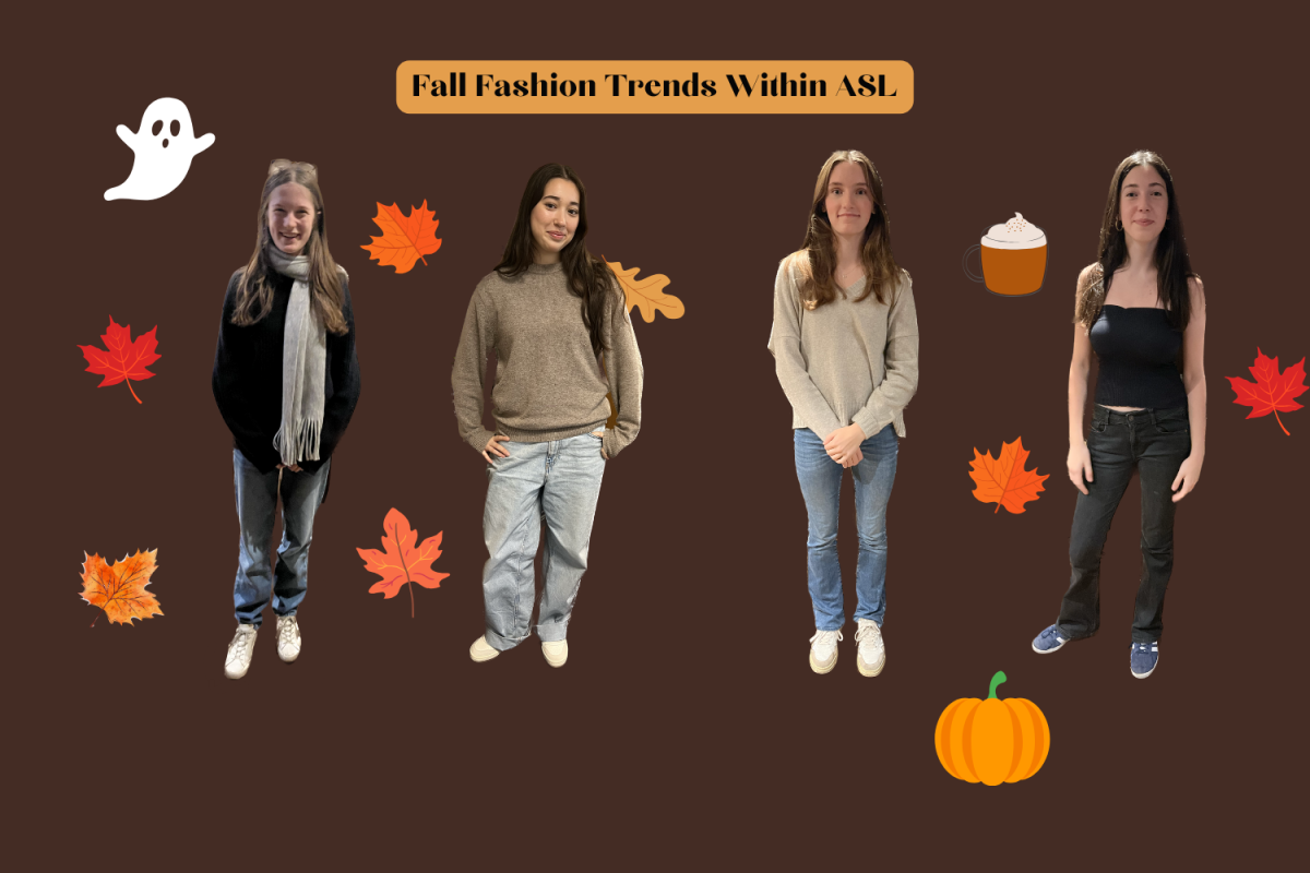Students share their outfits this fall. Almost half of students picked fall as their favorite season to dress up for.