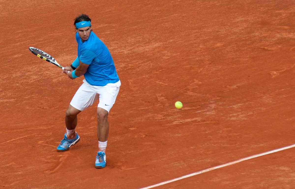 Rafael Nadal is now in his farewell season but will likely forever be recognized as the “King of Clay.” Nadal played Andy Murray in the 2014 Roland Garros semi-final, where Murray was beaten in straight sets — 6-3, 6-2 and 6-1. Photo courtesy of Frédéric de Villamil / Flickr